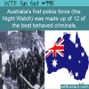 Fun Fact – Australia’s own Night Watch