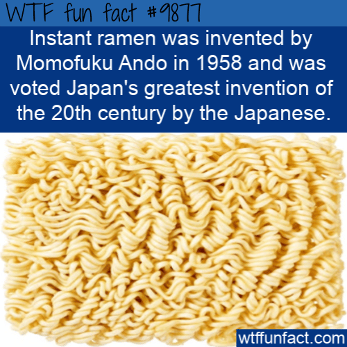 fun fact instant ramen
