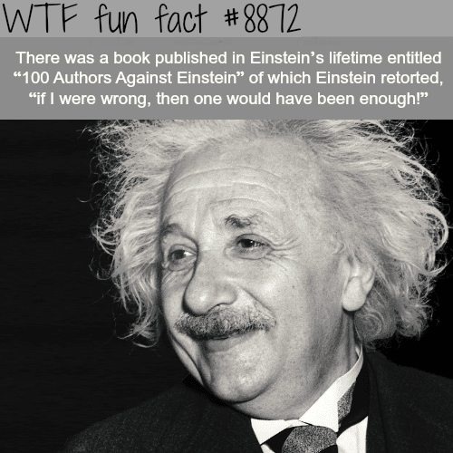 100 Authors Against Einstein - WTF fun facts 