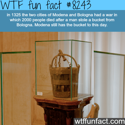 2000 people died for this bucket - WTF fun facts
