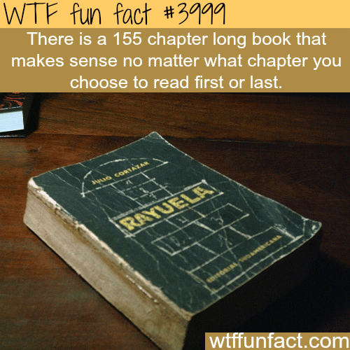 A book that makes sense no matter where what chapter you read from - WTF fun facts