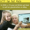 a british girl tried to sell her grandmother