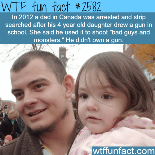 A parent in Canada arrested for stupid reason - WTF fun facts
