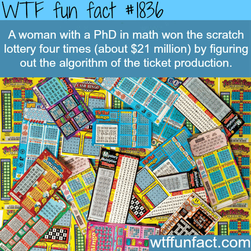 the winner for 4 times in scarth lottery - WTF fun facts