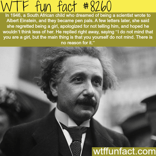 Albert Einstein and his pen pal - WTF fun facts