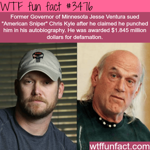 “American Sniper” Chris Kyle and Jesse Ventura -  WTF fun facts