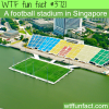 an amazing football stadium in singapore
