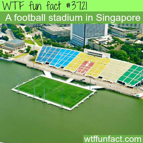 An amazing football stadium in Singapore -  WTF fun facts