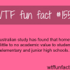 an australian study on homework