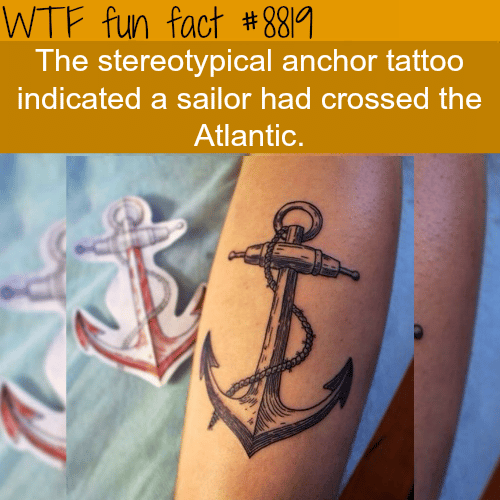 Anchor Tattoo - WTF fun facts 