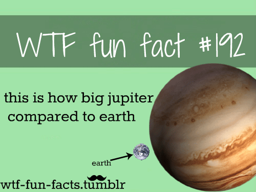 and you thought earth was big !
