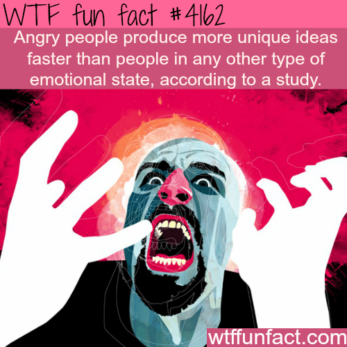 Angry people facts -  WTF fun facts