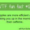apples more efficient than coffee