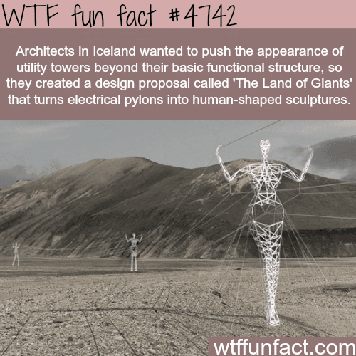 Architects in Iceland make a design to improve the appearance of utility towers - WTF fun facts