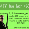 arnold schwarzenegger facts