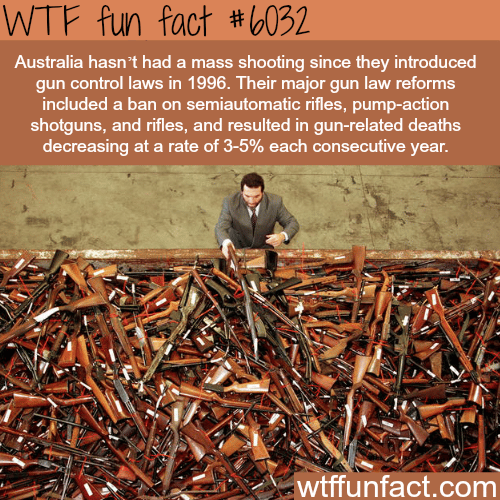 Australia’s gun laws - WTF fun facts