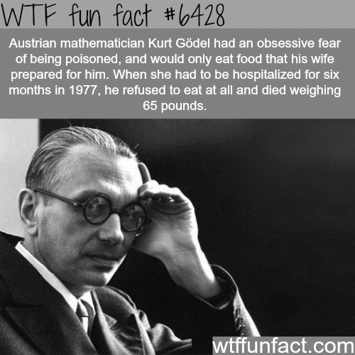 Austrian Mathematician Kurt Godel - WTF fun facts