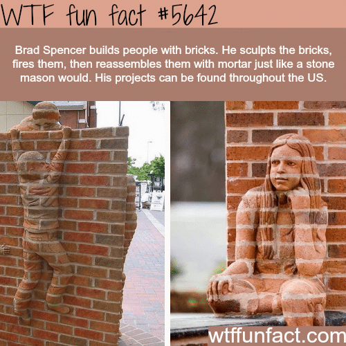 Awesome brick sculptures by Brad Spencer