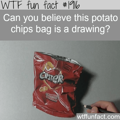 Awesome realistic drawings - WTF fun facts