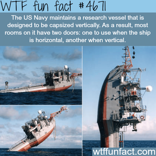 Awesome vertical ship - WTF fun facts