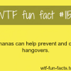 bananas cure hangover