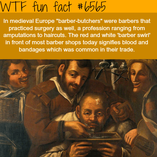 Barber surgeons - WTF fun facts