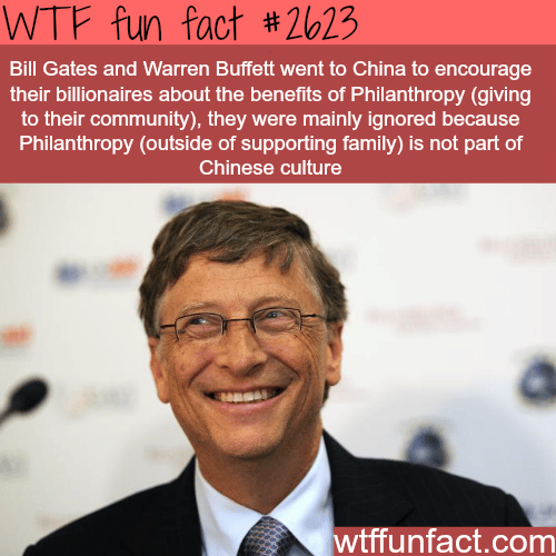 Bill Gates and Warren Buffett philanthropy - WTF fun facts