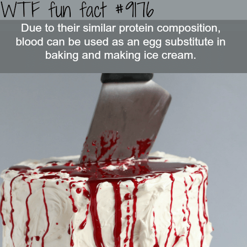 Blood and eggs - WTF Fun Facts