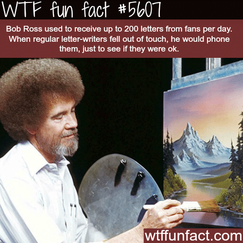 Bob Ross Facts - WTF fun facts   
