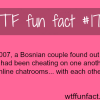 bosnian couple caught cheating on each other