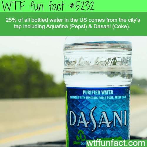 Bottled water - WTF fun facts