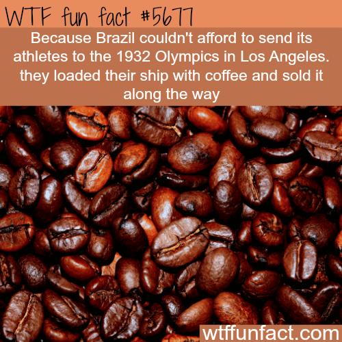 Brazil couldn’t afford to sent it’s athletes to the 1932 Olympics - WTF fun fact