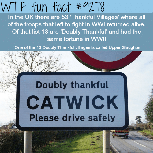 Britain’s Thankful Villages - WTF fun fact