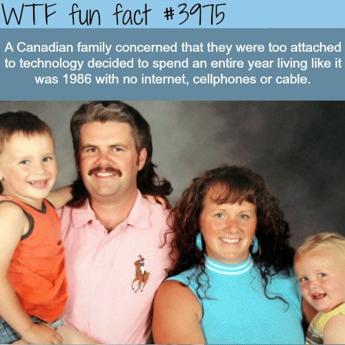 Canadian family decides to spend their life with no technology - WTF fun facts 