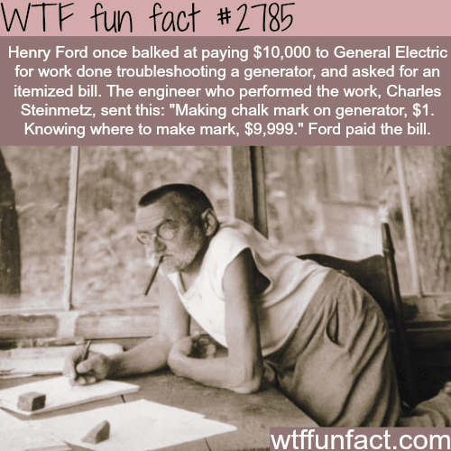 Charles Steinmetz meets Henry Ford - WTF fun facts