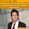 charlie sheen once bought 2600 baseball tickets