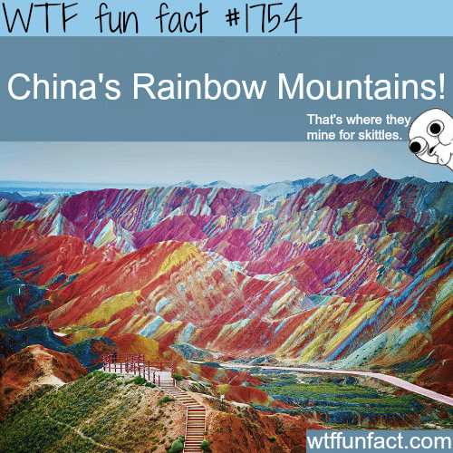 china s rainbow mountains