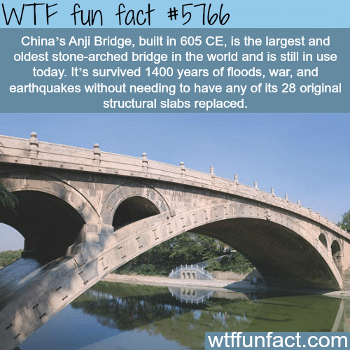 China’s Anji Bridge - WTF fun facts