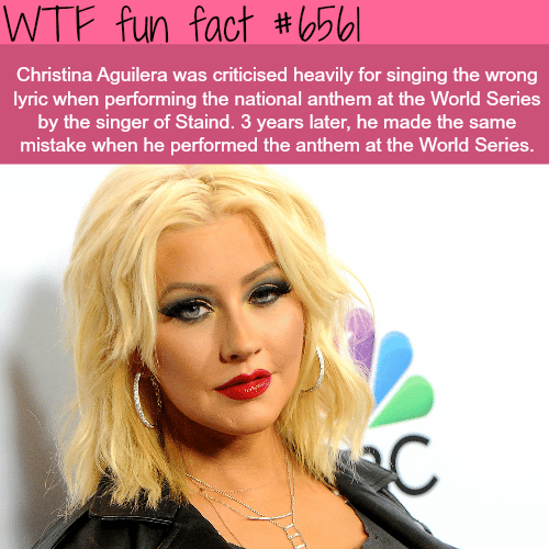 Christina Aguilera - WTF fun facts
