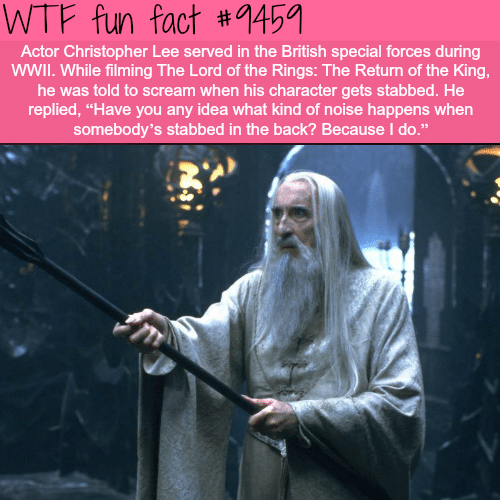 christopher lee wtf fun fact