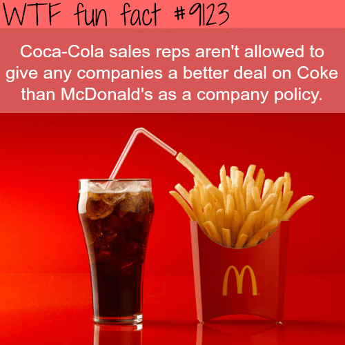 Coca-Cola and McDonald’s - WTF fun fact