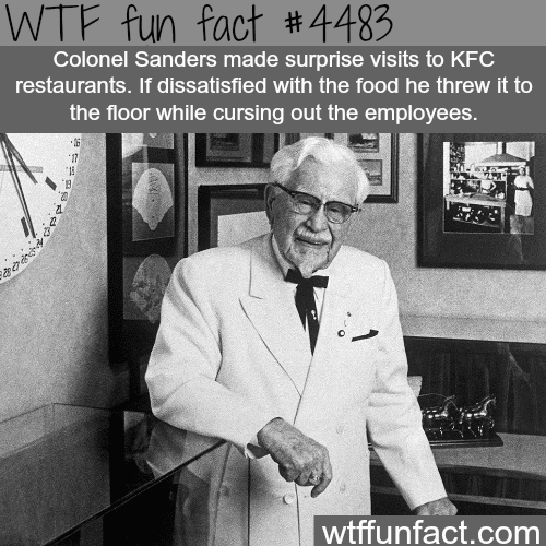 Colonel Sanders facts -   WTF fun facts