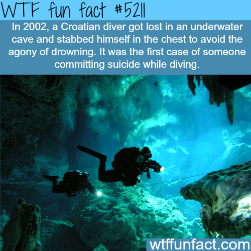 Croatian diver gets lost underwater - WTF fun facts