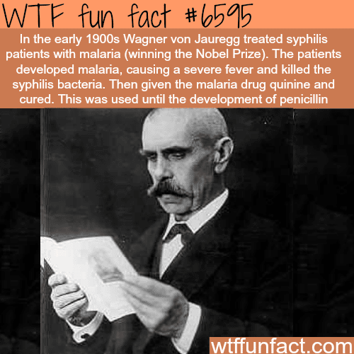 Curing syphilis with malaria - WTF fun facts
