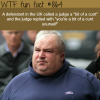defendant calls a judge a bit of a cunt wtf