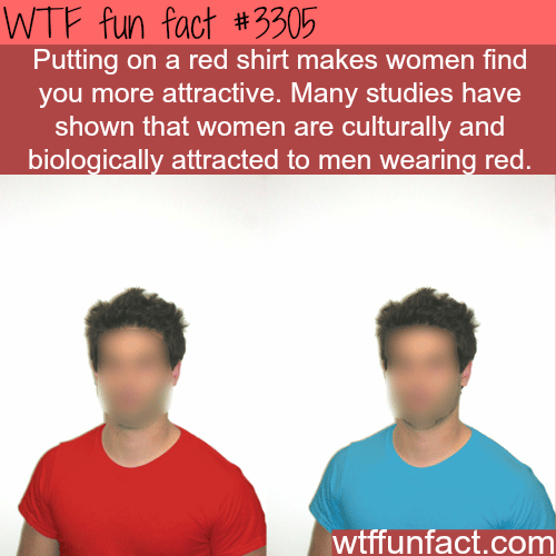 Do girls like men who wear red? -  WTF fun facts