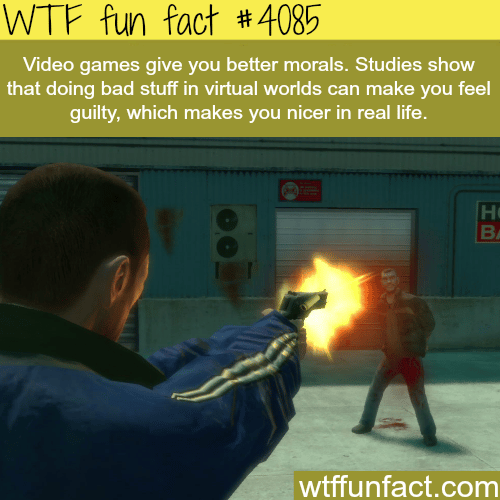 Does playing video games make you nicer?  - WTF fun facts