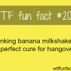 drinking banana milkshake health facts