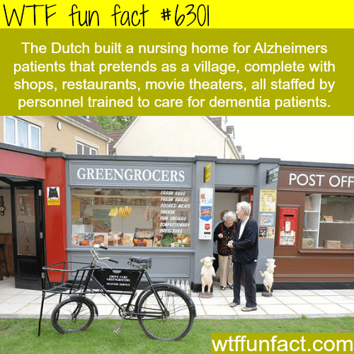 Dutch village for Alzheimer patients - WTF fun facts