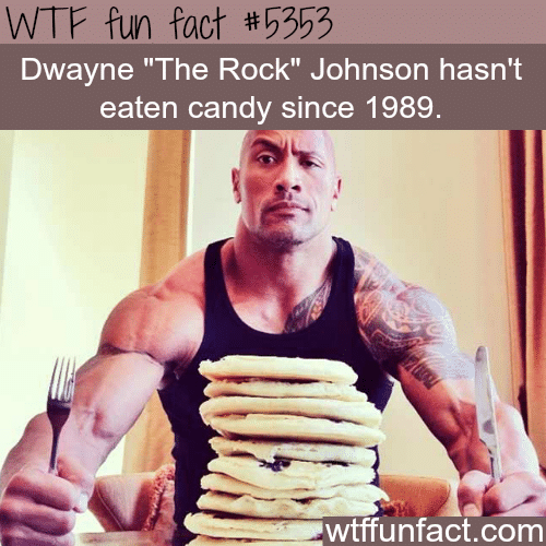 Dwayne Johnson’s diet - WTF fun facts